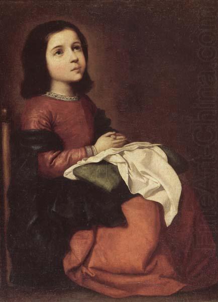 Francisco de Zurbaran The Girlhood of the Virgin china oil painting image